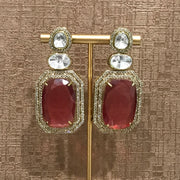 Ahana Red Doublet Earrings